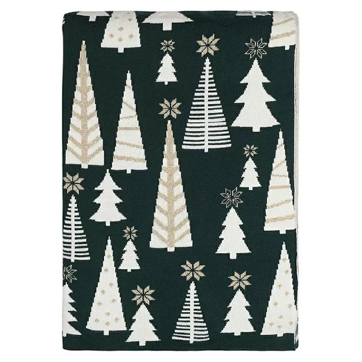 Плед Tkano New Year Essential Whitewood