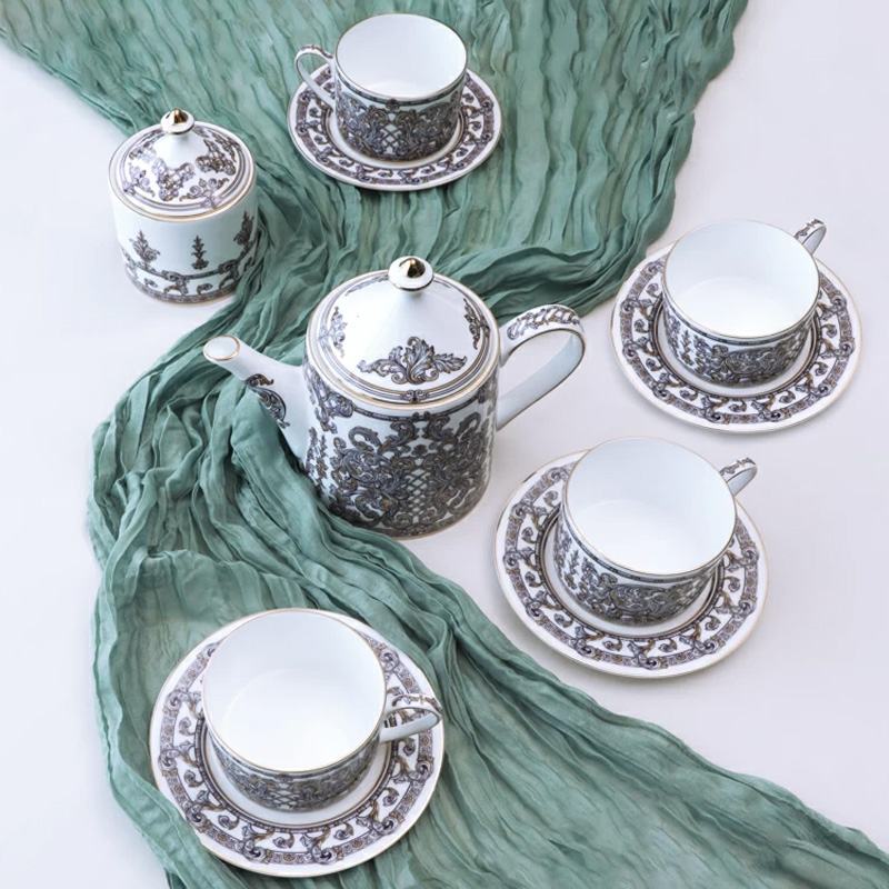 Чайная пара Императорский фарфоровый завод Идиллия Барокко