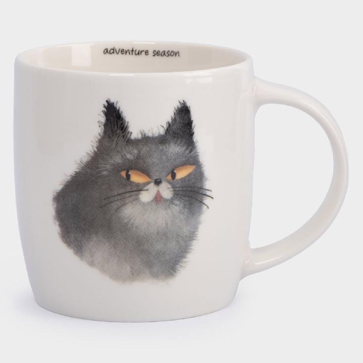 Кружка Anna Lafarg Pets Серый кот и Пес