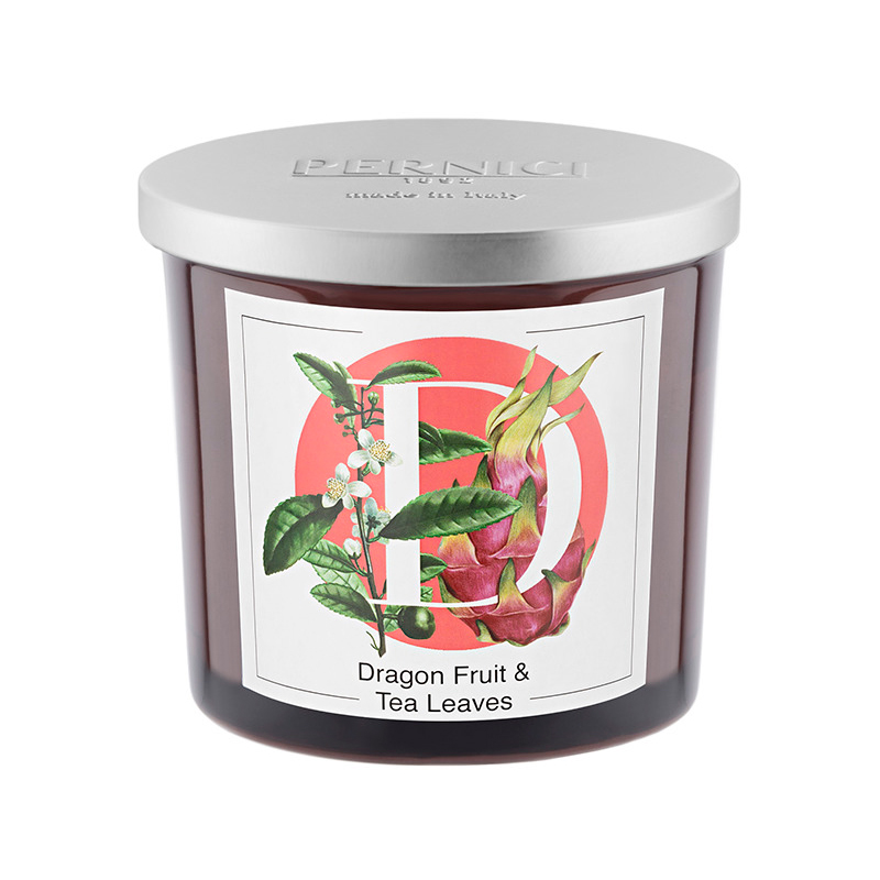 Свеча ароматическая Pernici Elementi. Драконий фрукт (Питайя) и Чайные листья