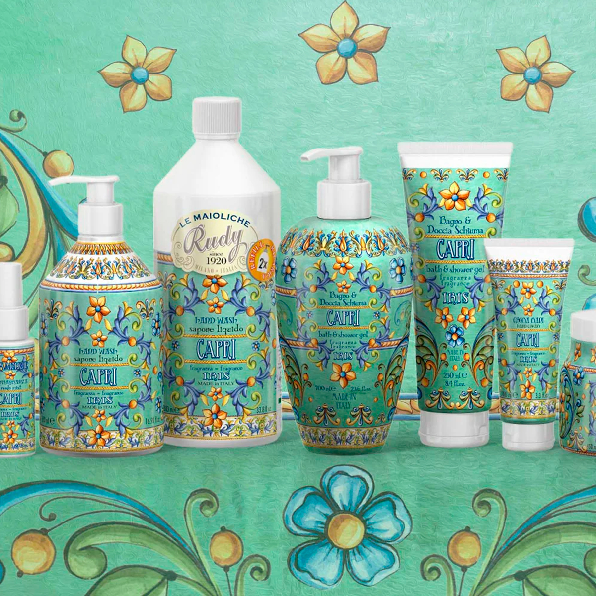 Гель для душа Rudy Profumi Le Maioliche Каприйский ирис