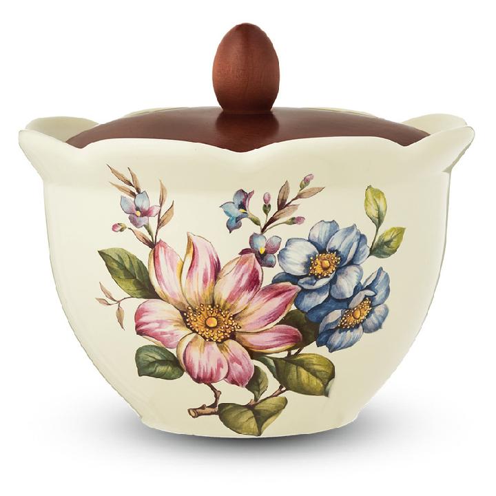 Емкость с крышкой Nuova Cer Petali di Primavera