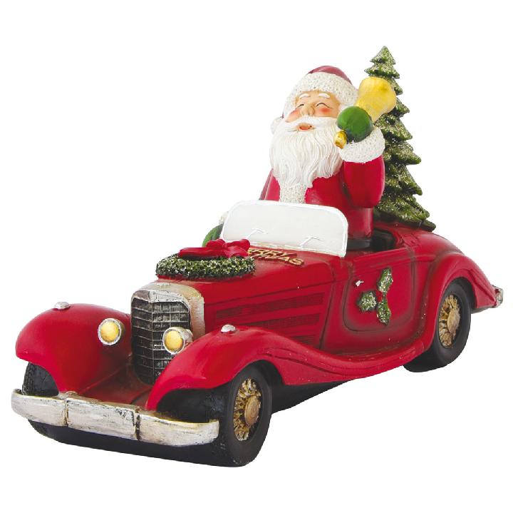 Рождественская фигурка Easy Life Christmas Figurines Санта Клаус в машине