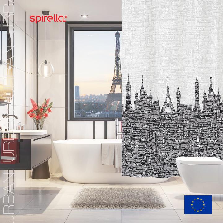 Штора для ванной комнаты Spirella Urban