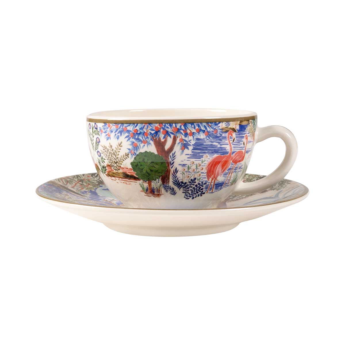 Набор чайных пар Gien Le Jardin Du Palais 160мл, 2шт