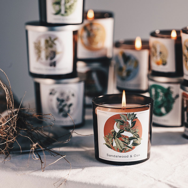 Свеча ароматическая Pernici Elementi Святое дерево Пало Санто и зеленый лимон