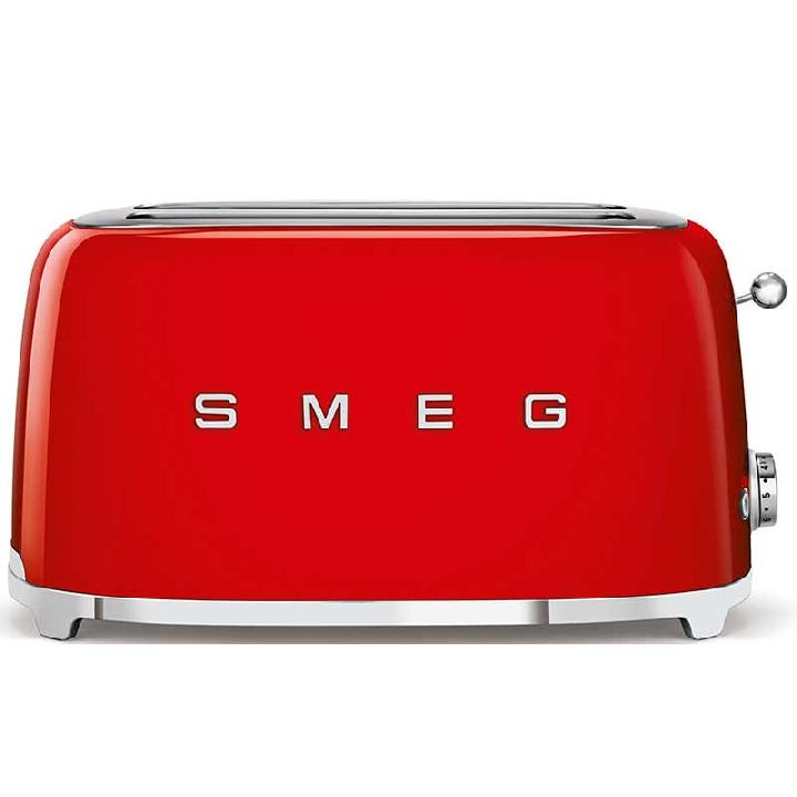Тостер на 4 ломтика Smeg 50’s Style, красный