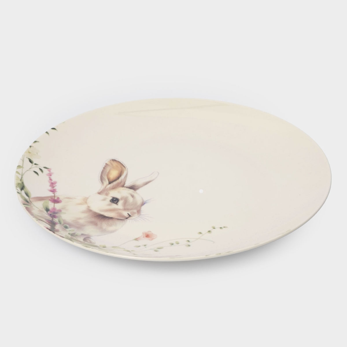 Тарелка обеденная Anna Lafarg Пасха Золотая Кролик в цветах