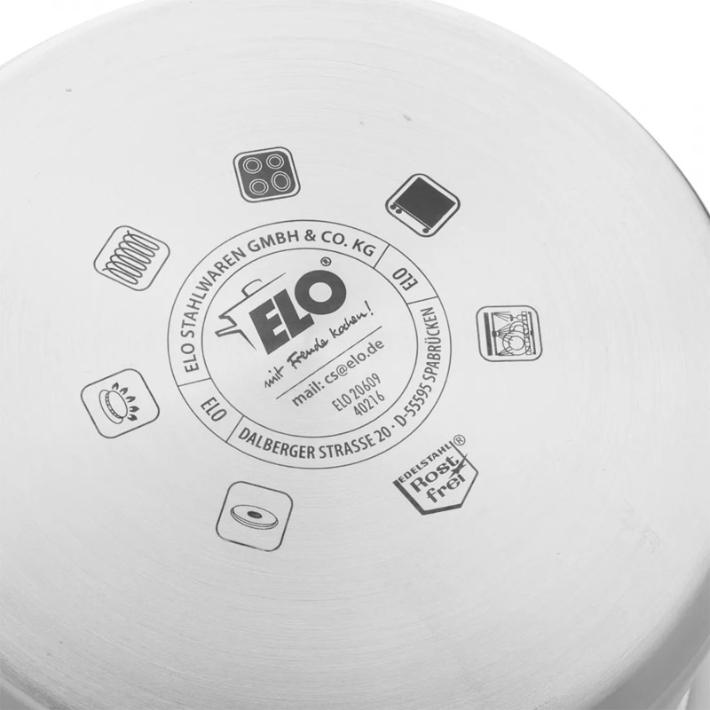 Кастрюля с крышкой ELO Profi Duo Therm 1,6л