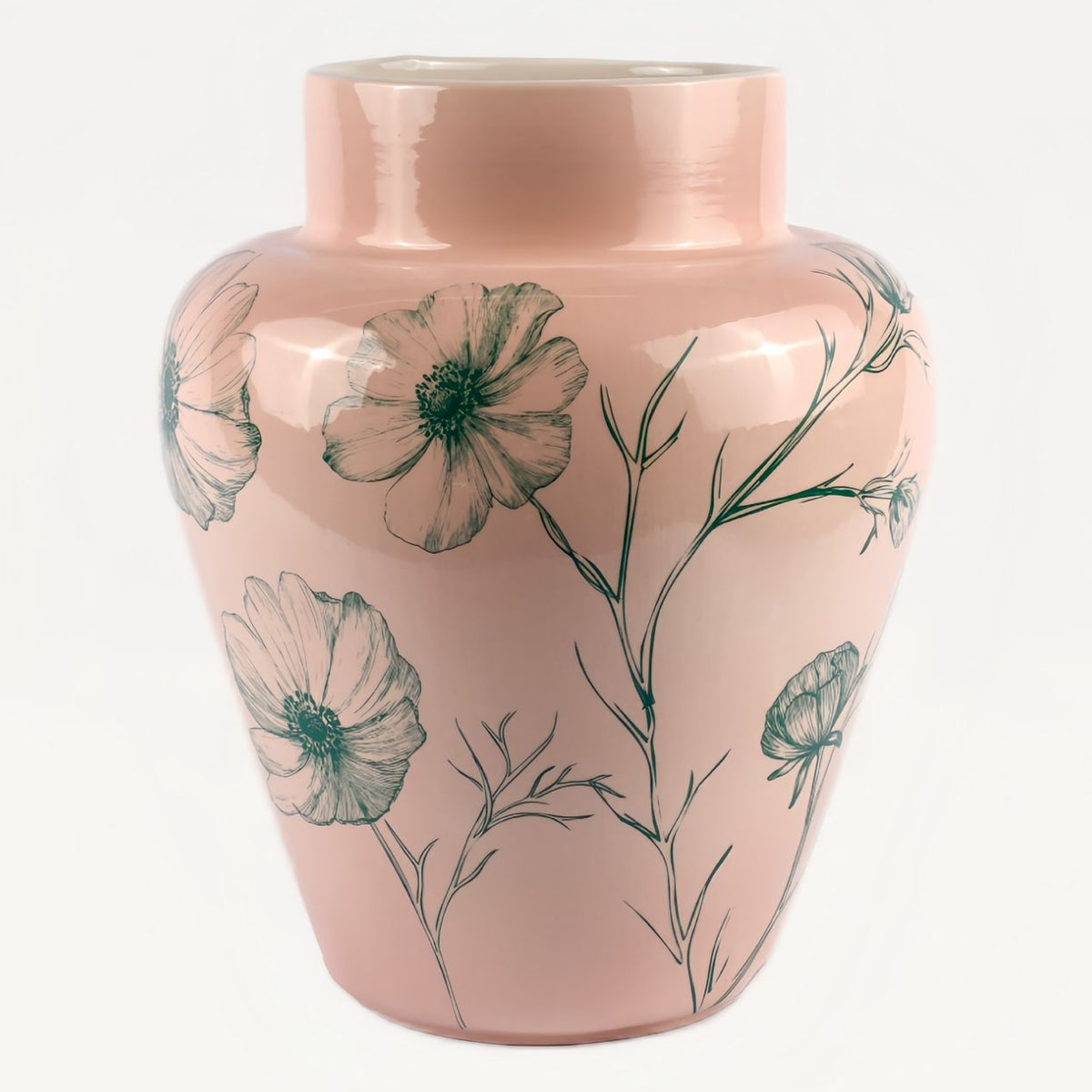 Ваза Ильинская Дымов Керамика Космея день 12.00