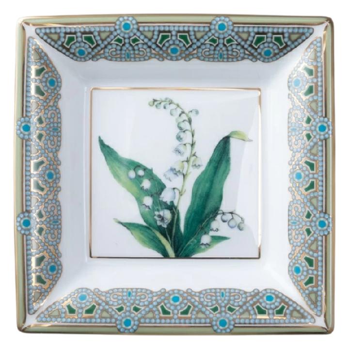 Подставка для мелочей Императорский фарфоровый завод Цветы и ягоды России Ландыш майский