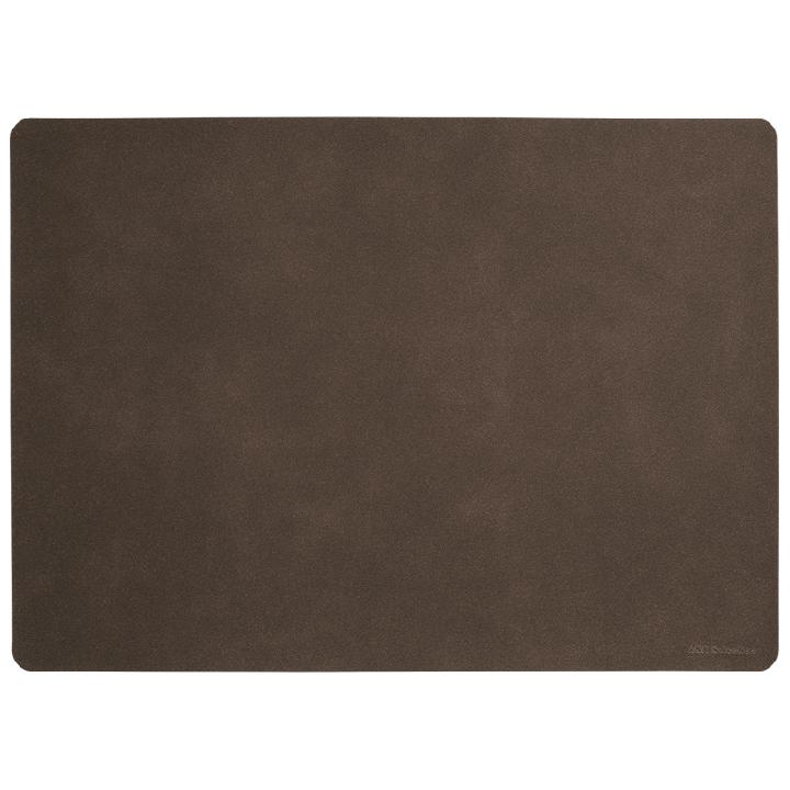 Салфетка под посуду Asa Selection Soft leather, цвет коричневый