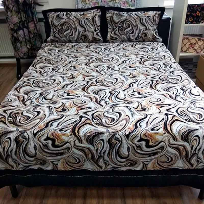 Плед Feiler Murano Nero 150x230см, серый сланцевый
