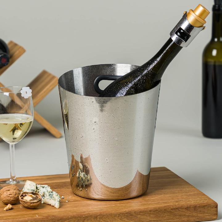 Ведро для охлаждения вина Homefeel 3л, цвет серый