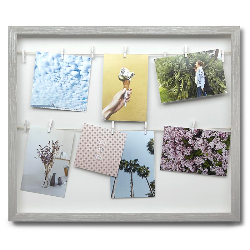 

Панно для фотографий Umbra Clothesline, 12 фотографий, Серый