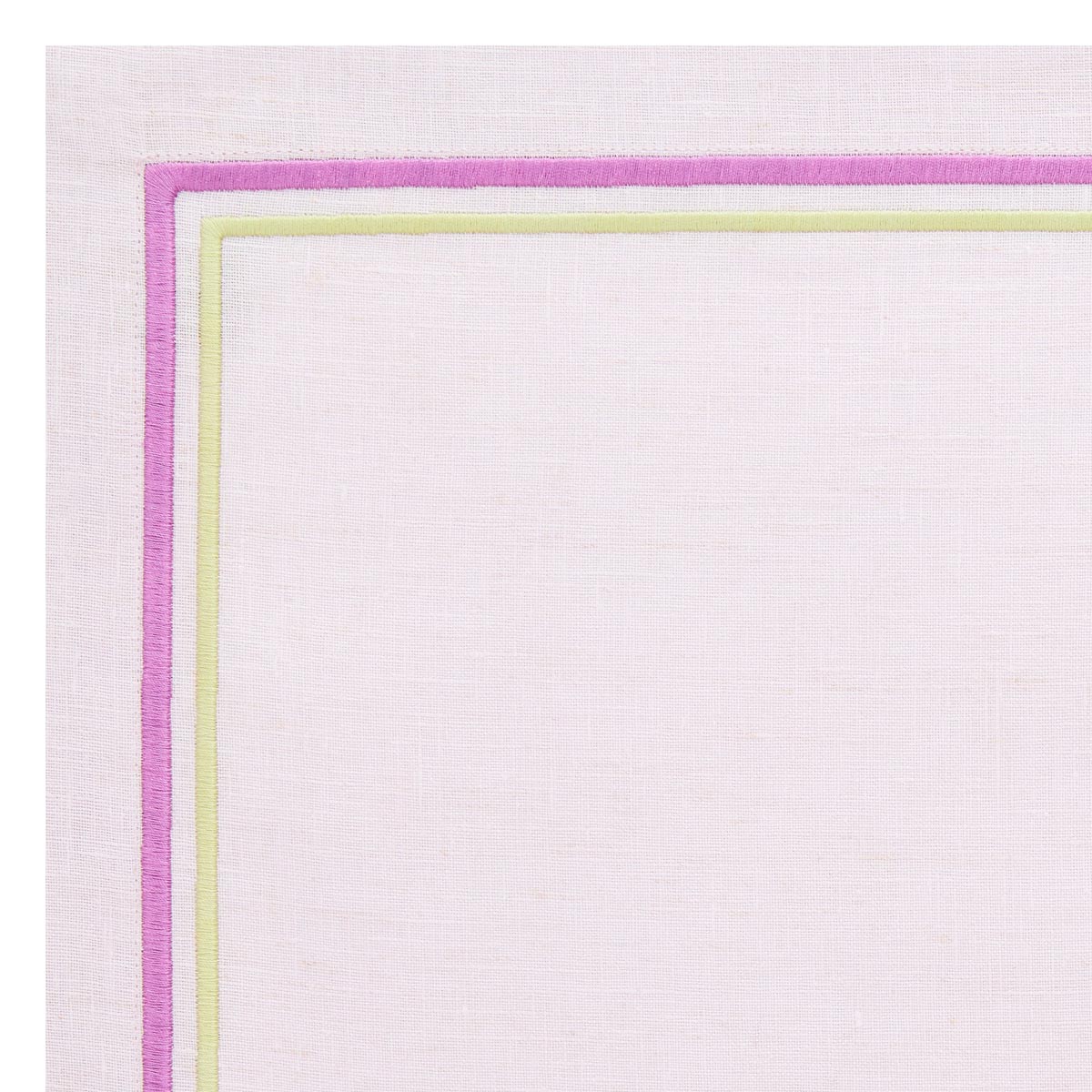 Салфетка подстановочная Amitile Классик 40х50см лен лиловый, вышивка цветная