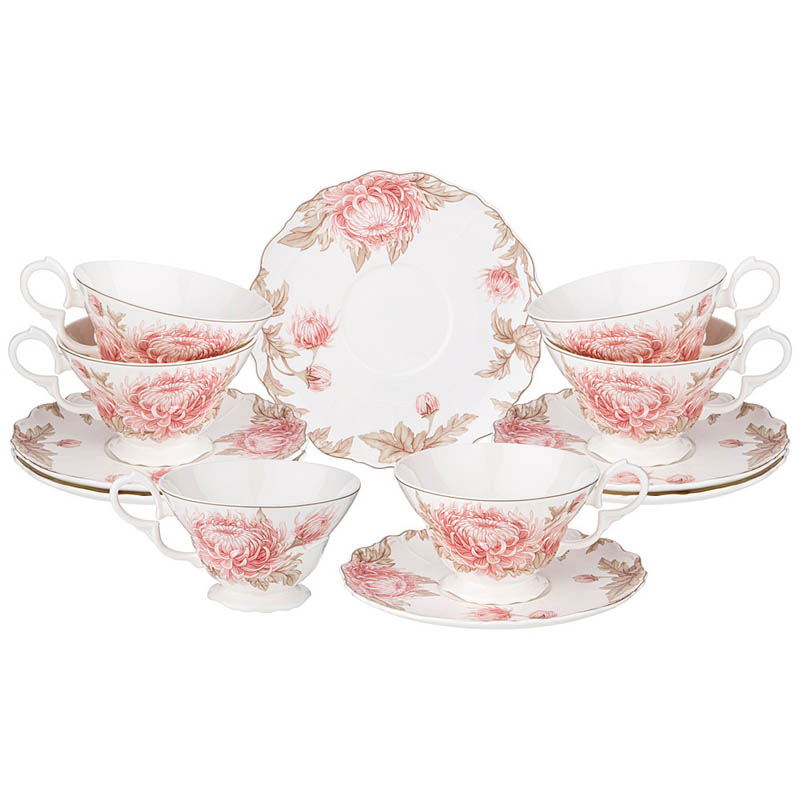 Чайный набор Lefard Астра, 12 предметов на 6 персон