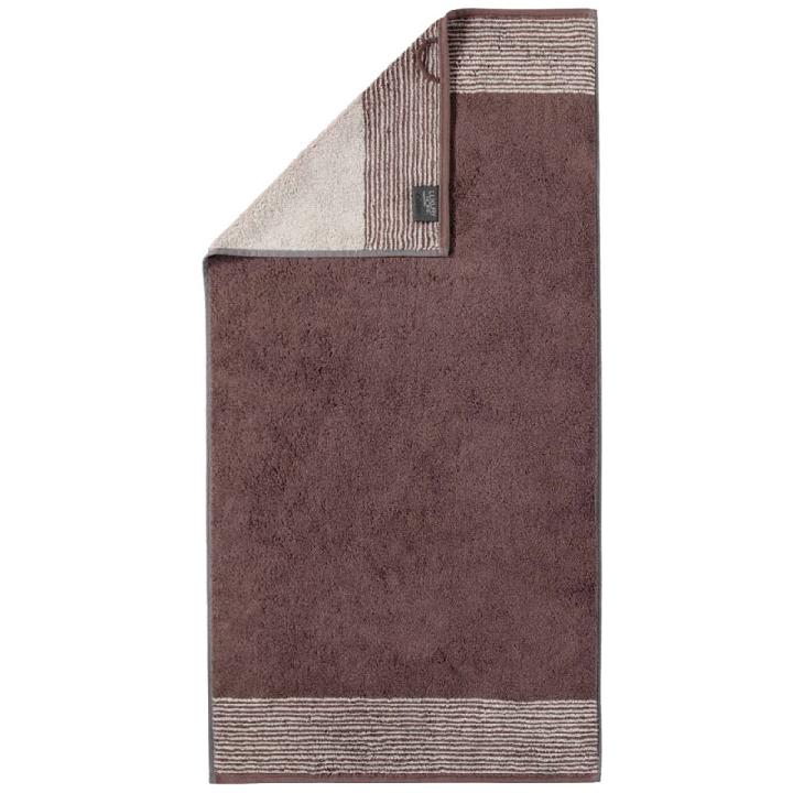 Полотенце махровое Cawo Two-Tone 50x100см, цвет коричневый