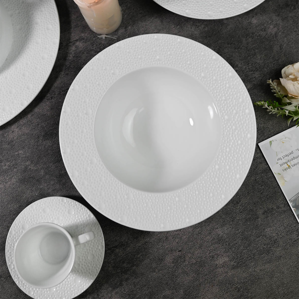 Тарелка обеденная Home Chef Meteorite 25,5см