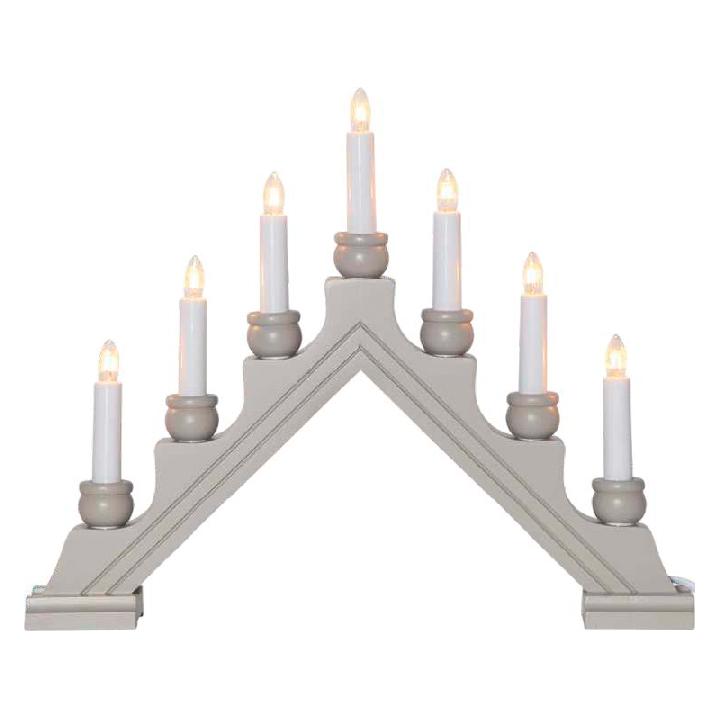 Горка рождественская 7 свечей Lampirida Ингрид