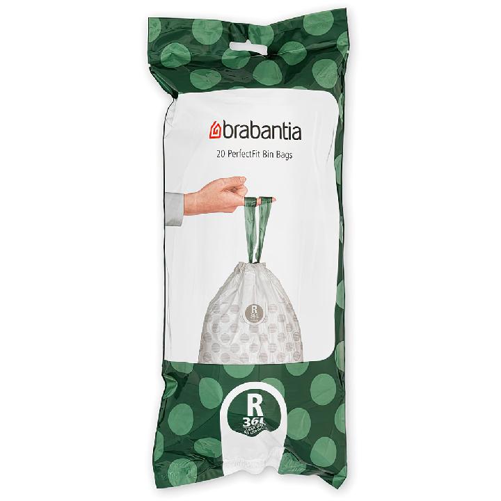 Пакет пластиковый Brabantia PerfectFit R 36л 20шт