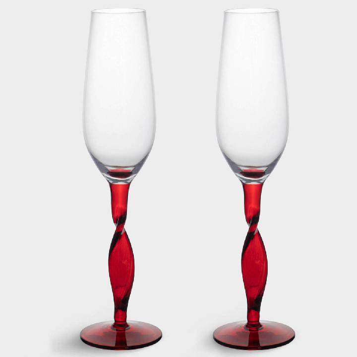 Набор бокалов для шампанского Anna Lafarg Чудесное Время, 2шт