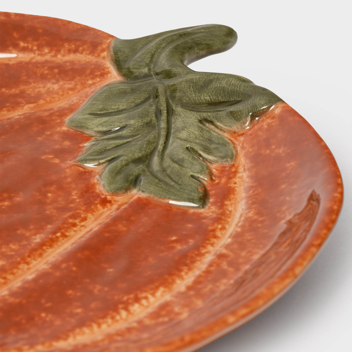 Блюдо Anna Lafarg Bright Pumpkin Тыква с листом