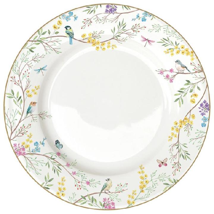 Тарелка обеденная Easy Life Birds Melody 26,5см