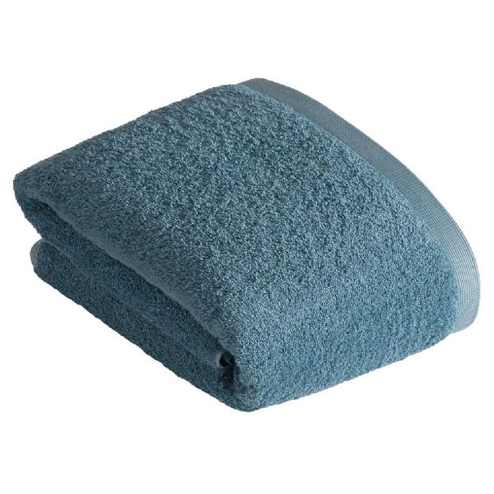 Полотенце махровое Vossen High Line 30x30см, цвет серо-синий
