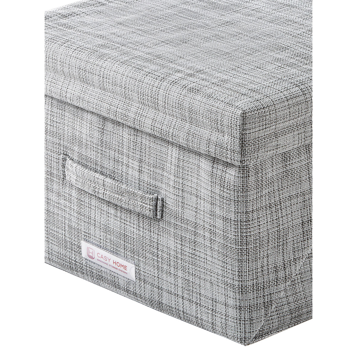 Короб с крышкой Casy Home For Professionals 50x44x28см, серебряный