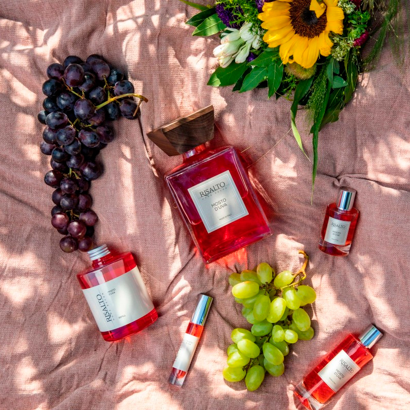 Диффузор ароматический Risalto Color Mosto D'Uva Красный виноград 500мл