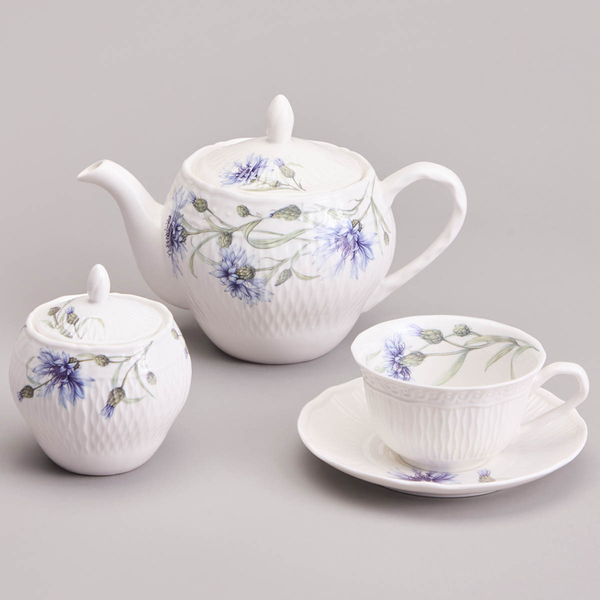 Чайный сервиз Lefard Васильки 19 предметов на 6 персон