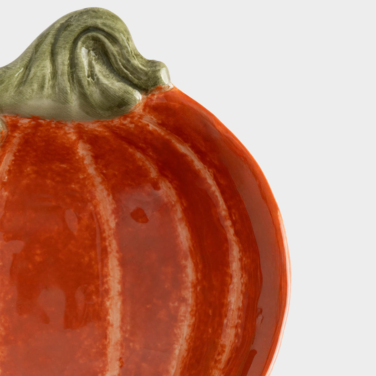 Пиала Anna Lafarg Bright Pumpkin Тыква с листом