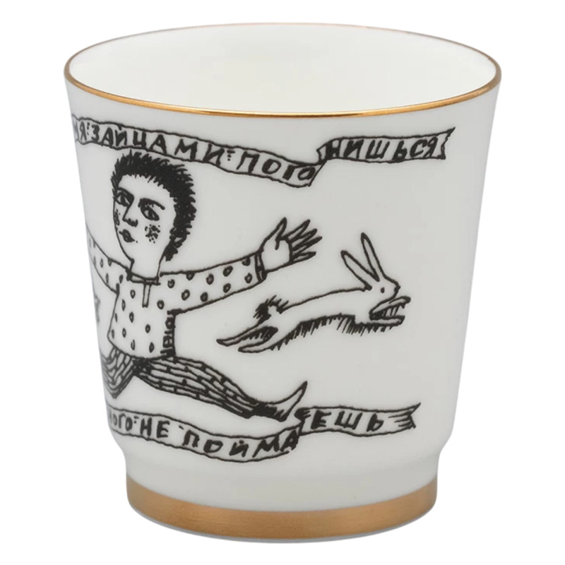 Набор стопок Императорский фарфоровый завод Пословицы русского народа 70мл, 6шт