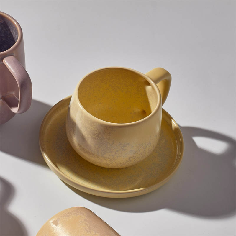 Чайная пара Kenai Ceramics Luma, цвет песочный