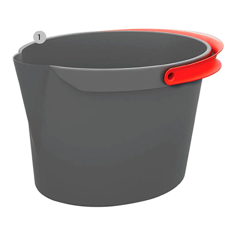 

Ведро Nordic Stream 10л, Серый