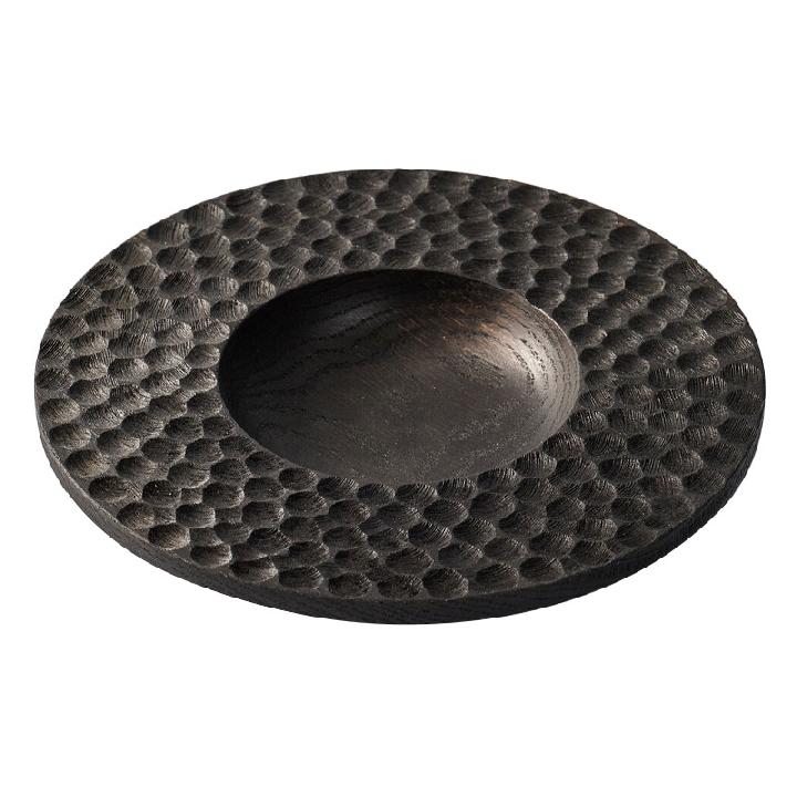 Тарелка 26см с широким бортом Kenai Ceramics Wood