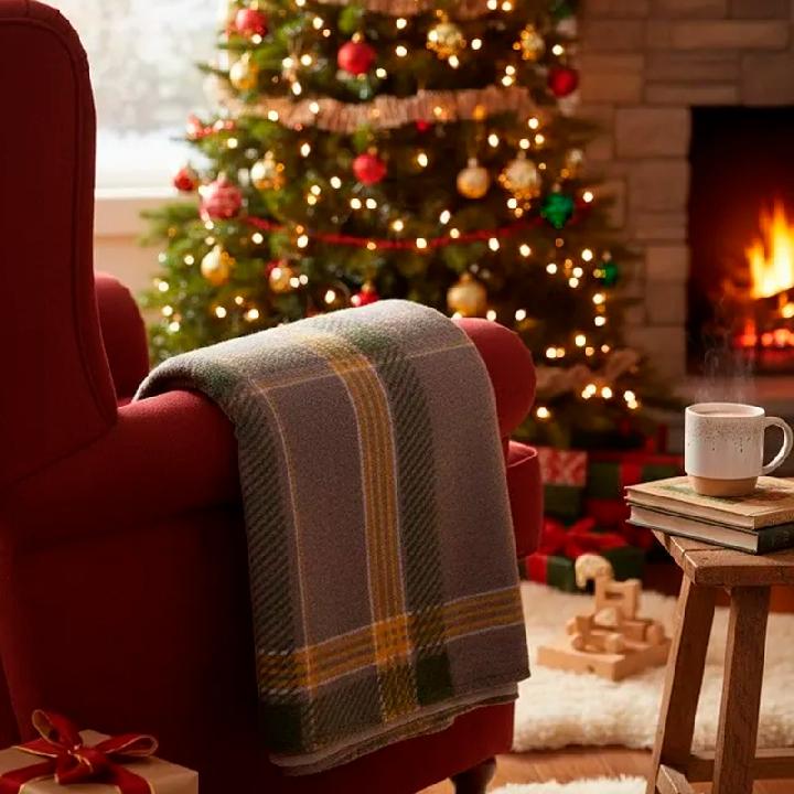 Плед Pappel Cotton 200x220см, бежевый