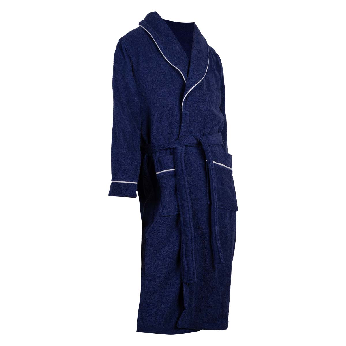 Халат мужской Casa Lusso размер M, цвет синий