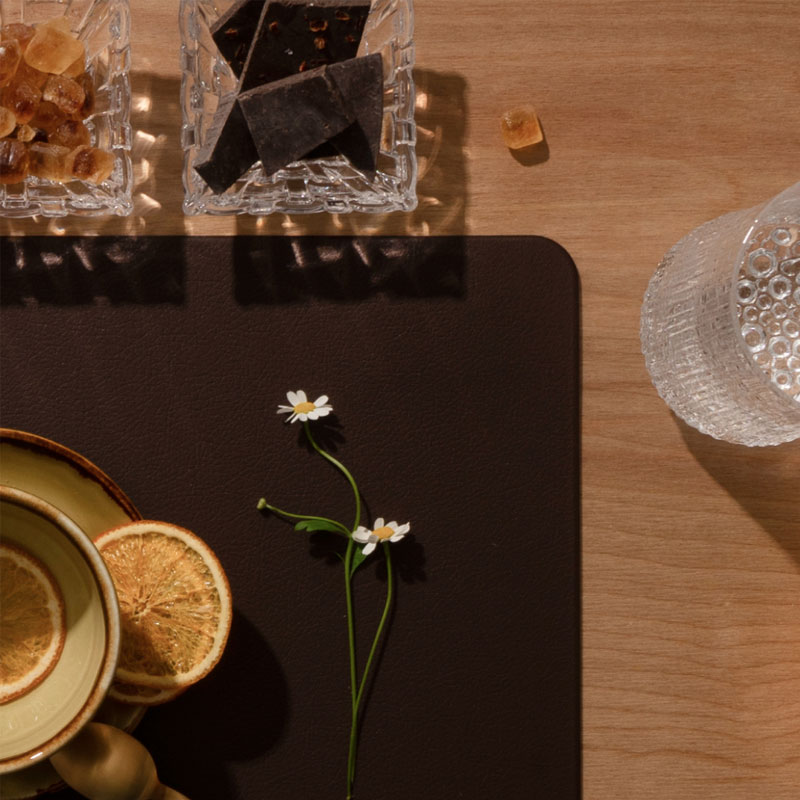 Салфетка сервировочная Zapel Eco Leather brown