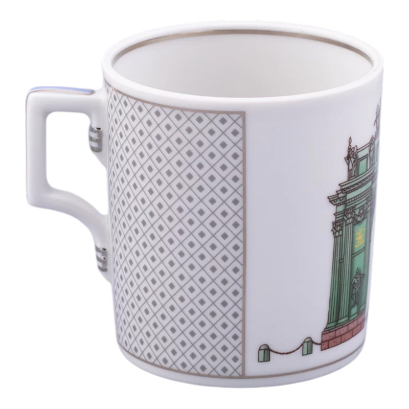 Чайная пара Императорский фарфоровый завод Серебряный город 220мл