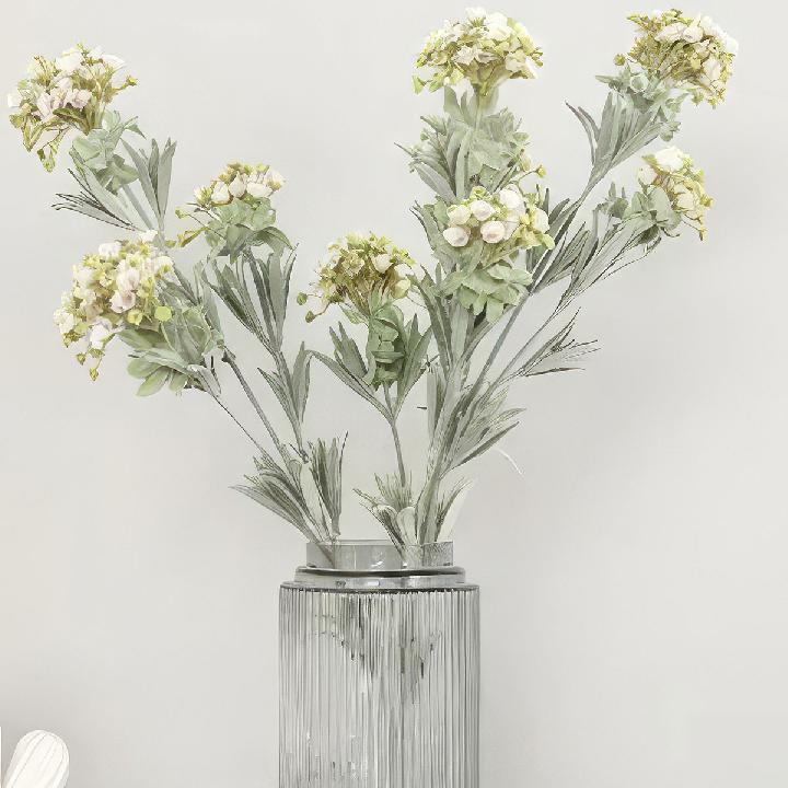 Цветы искусственные FloDecor Алиссум 78см, белый