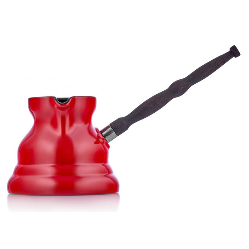 Турка Ceraflame Ibriks с индукционным покрытием 0,65л, цвет красный