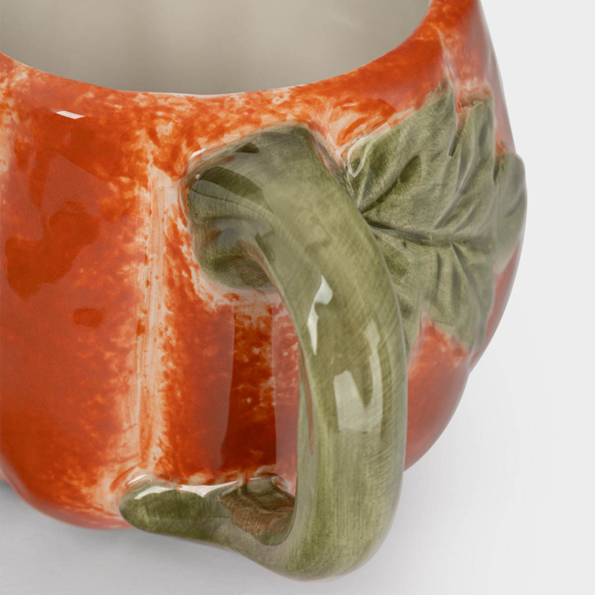 Кружка Anna Lafarg Bright Pumpkin Тыква с листом