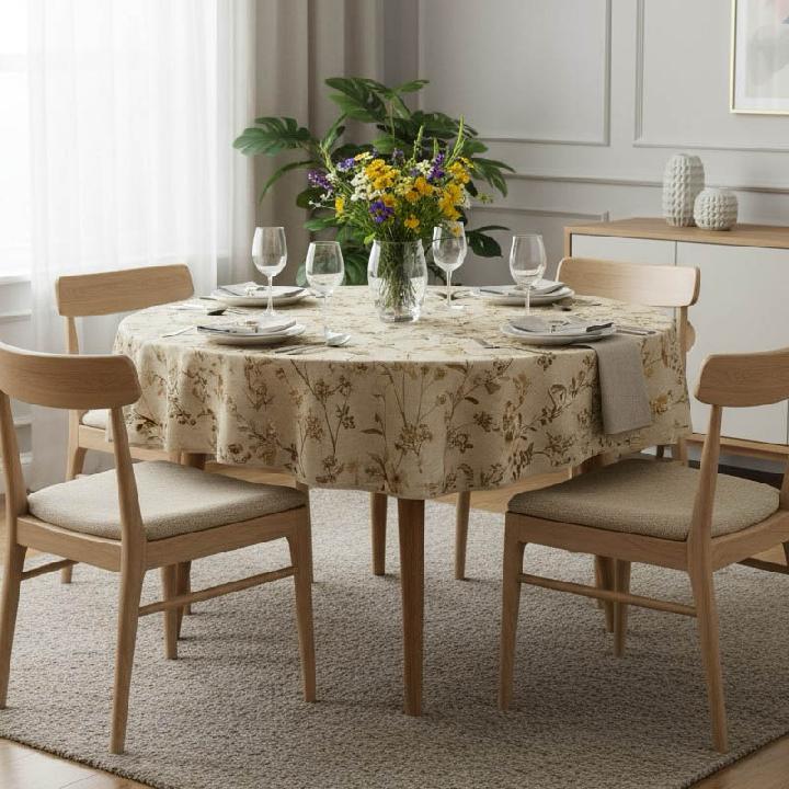 Скатерть круглая Pappel Hollis 180см