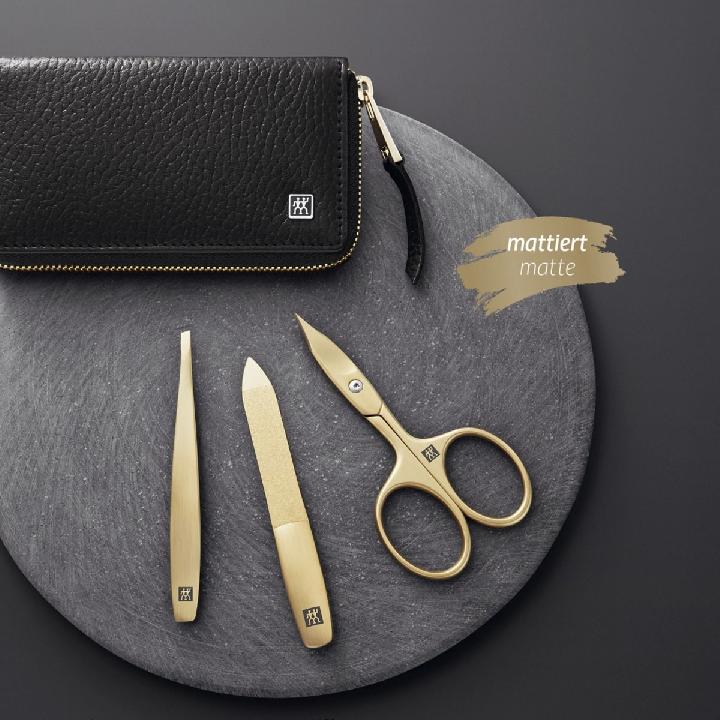 Набор маникюрный 3 предмета Zwilling Twinox Gold 