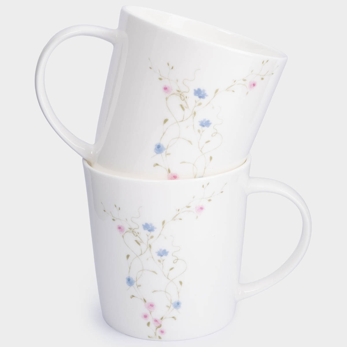 Набор кружек Anna Lafarg Бабочки Цветы, 2шт