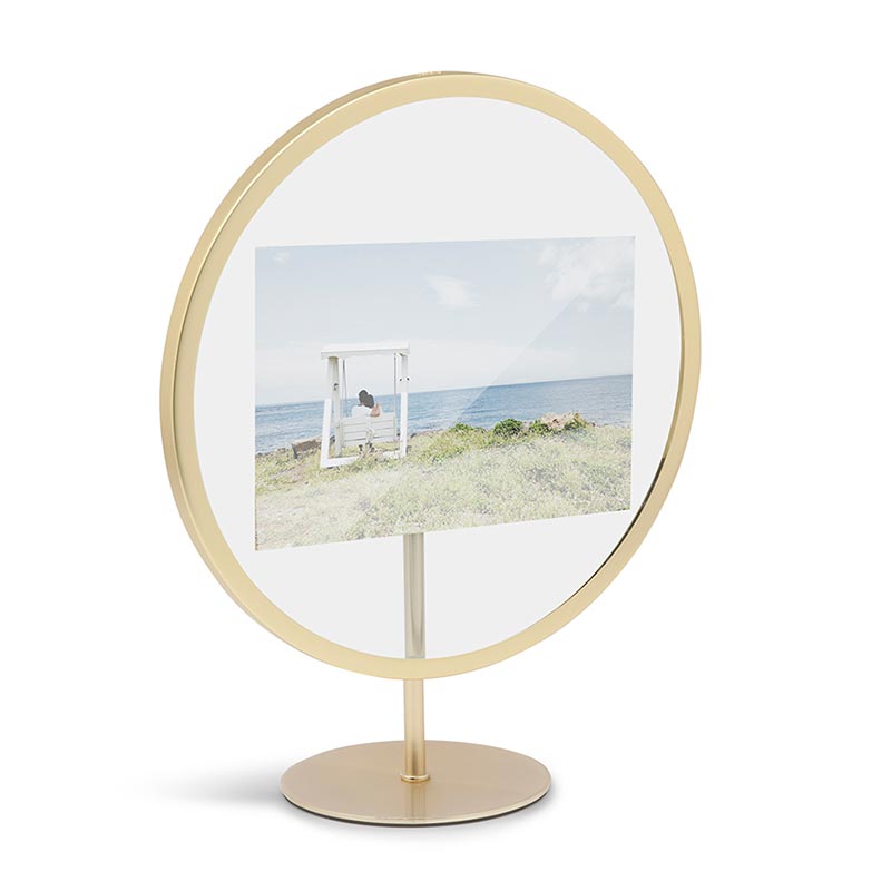 

Фоторамка Umbra Infinity 10x15см, матовая латунь, Бронзовый