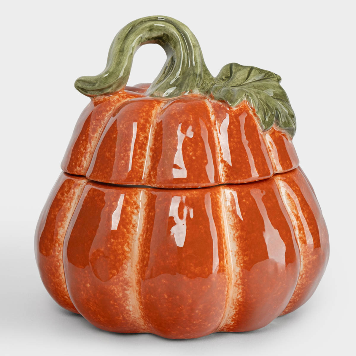 Емкость для хранения Anna Lafarg Bright Pumpkin Тыква с листом