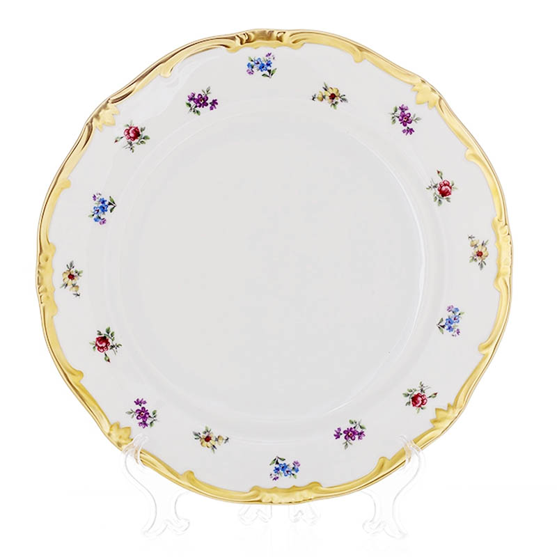 Набор тарелок 24см Weimar Porzellan Мейсенский Цветок